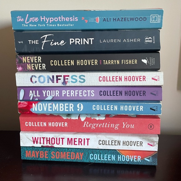 Other - Bundle of 9 Chick-Lit Novels (Colleen Hoover, Ali Hazelwood, Lauren Asher)